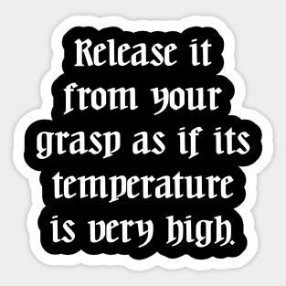 Ye Olde Lyrics - Drop It Like It's Hot Sticker